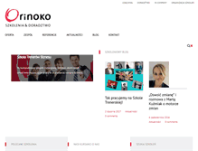 Tablet Screenshot of orinoko-szkolenia.pl